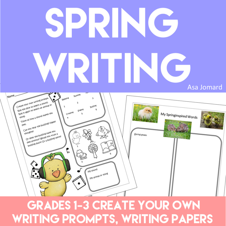Create Your Own Writing Prompts Game  |  Spring  | Creative Writing & Thinking