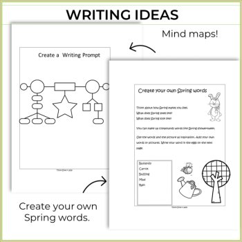 Create Your Own Writing Prompts Game  |  Spring  | Creative Writing & Thinking, image 3
