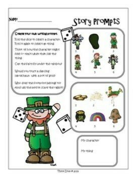 Spark Imagination | Create Your Own St. Patrick's Day Writing Prompts Game, image 2