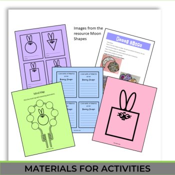 Engaging 2D Shapes Worksheets with Activities | Fun Math for Spring and Easter, image 4