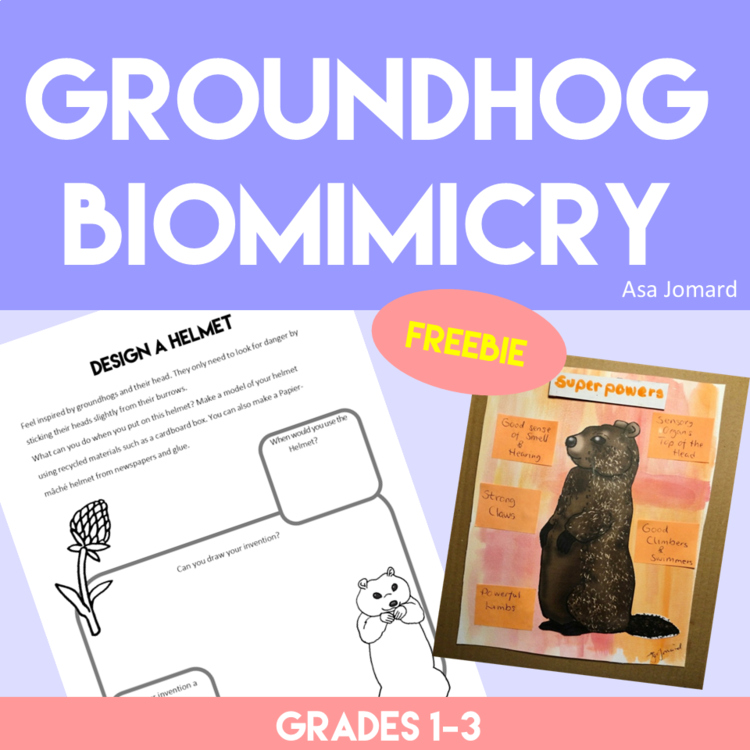 Engaging STEAM Groundhog Activities | Freebie | Unique Biomimicry Adventures
