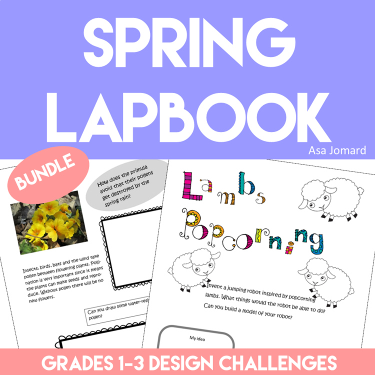 Spring Project Bundle | Lapbook |  Biomimicry Design Activities | Nonfiction