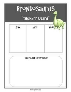Inspiring Dinosaurs Posters | Project Based Learning with Notebook Activities, image 3