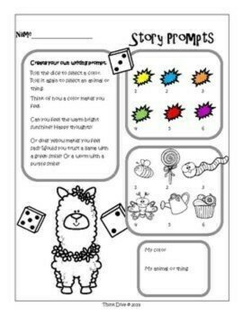 Create Your Own Writing Prompts Game  |  Valentine's Day | Creative Writing, image 2