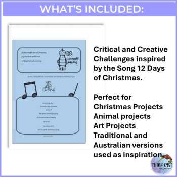 12 Days of Christmas STEAM Challenge |  Endangered Animals Biomimicry Design, image 3
