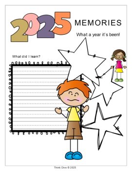 New Year Writing Activities  FREEBIE | Memories Goals Dreams, image 2