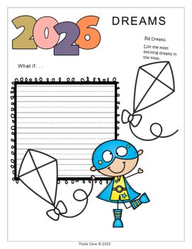 New Year Writing Activities  FREEBIE | Memories Goals Dreams, image 4