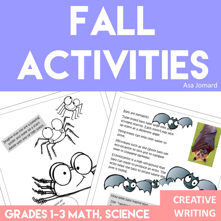 Inspiring Fall Activities | Engaging Math Writing and Biomimicry Challenges