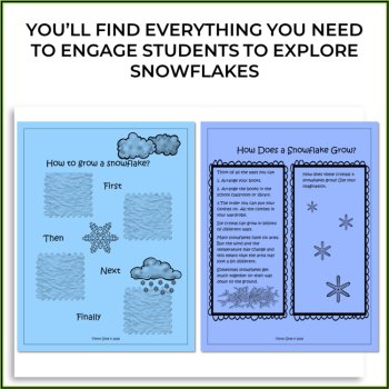 Inspiring STEAM Snowflakes Life Cycle Activities with Craft, image 2