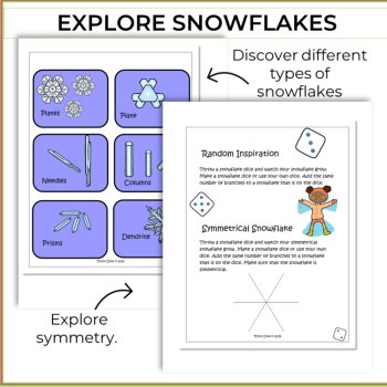 Inspiring STEAM Snowflakes Life Cycle Activities with Craft, image 3