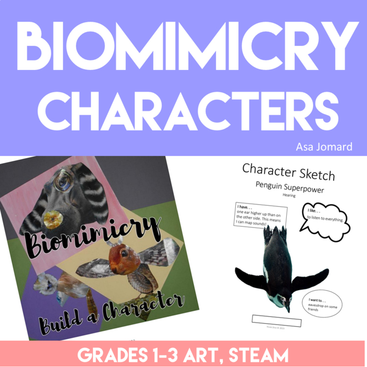 Engaging Biomimicry Activities | Character and Scene Sketch Pack