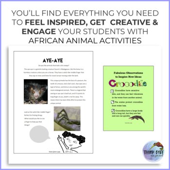 African Animals Project | Biomimicry Design Activities | Nonfiction Resource, image 2