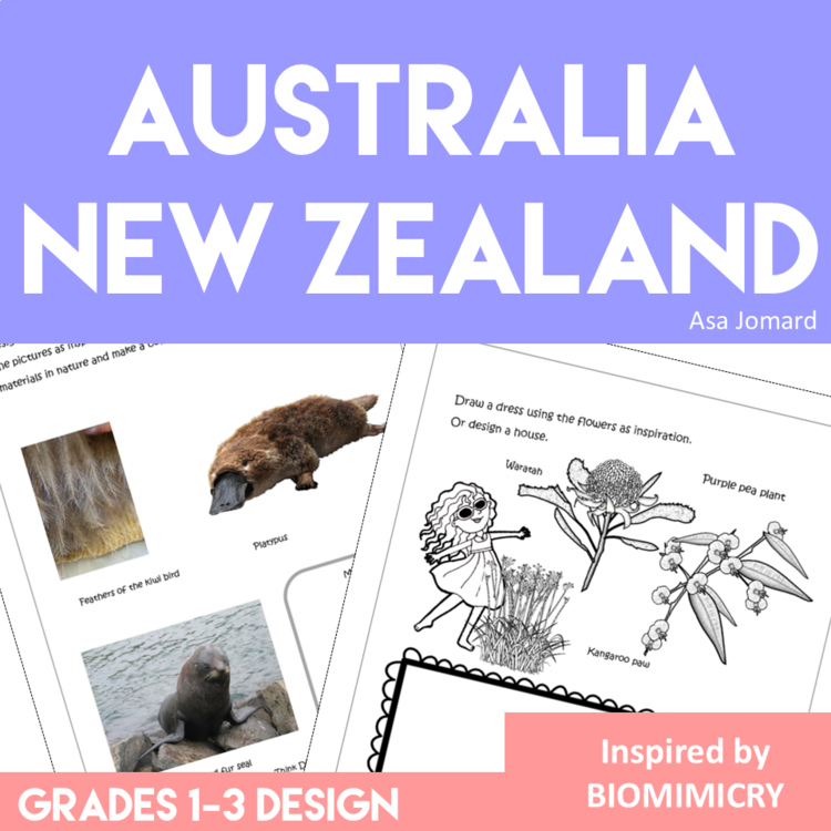 Unique Australia and  New Zealand Projects| Fun Biomimicry Design Activities