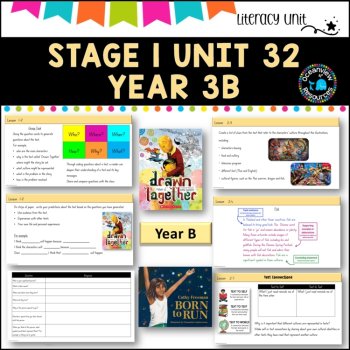 NSW DET Stage 1 English Unit 32 DRAWN TOGETHER, BORN TO RUN Component B TERM 3B, image 2