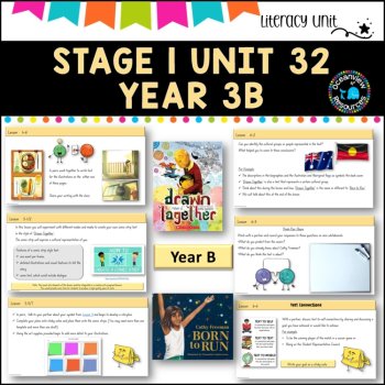 NSW DET Stage 1 English Unit 32 DRAWN TOGETHER, BORN TO RUN Component B TERM 3B, image 4
