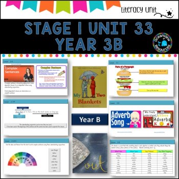 NSW DET Stage 1 English Unit 33 MY TWO BLANKETS, OUT Component B TERM 3B, image 2