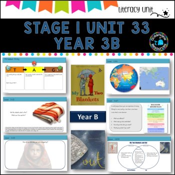 NSW DET Stage 1 English Unit 33 MY TWO BLANKETS, OUT Component B TERM 3B, image 3