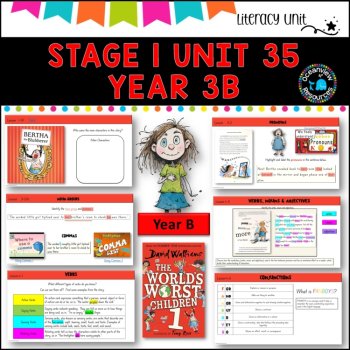 NSW DET Stage 1 English Unit 35 THE WORLD'S WORST CHILDREN Component B TERM 3B, image 3
