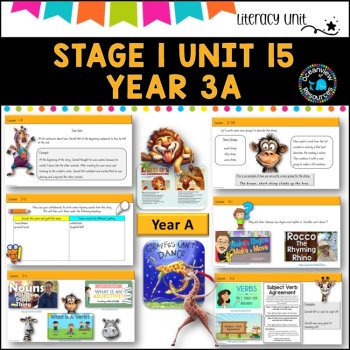 NSW DET Stage 1 English Unit 15 GIRAFFES CAN'T DANCE Component B TERM 3A, image 2