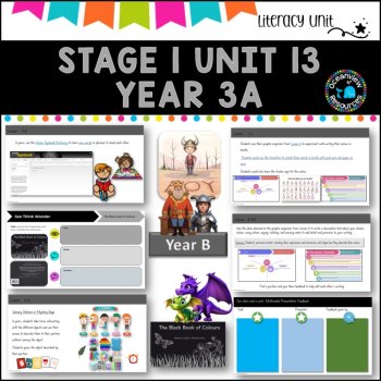 BOY & BLACK BOOK OF COLOURS English Stage 1 Unit 13- comp B  (Term 3A) NSW det, image 4