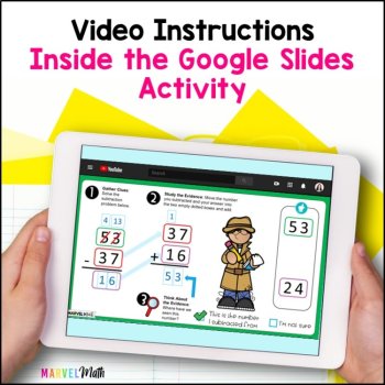 2 Digit Subtraction with Regrouping #9 - Google Slides - Relate to Addition, image 2