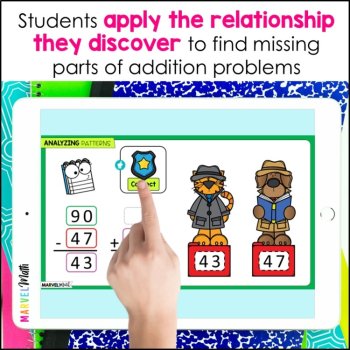 2 Digit Subtraction with Regrouping #9 - Google Slides - Relate to Addition, image 3