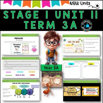 PERSUASION- English Stage 1 Unit 11- component B  (YEAR A) HELLO, LITTLE ANT, image 2