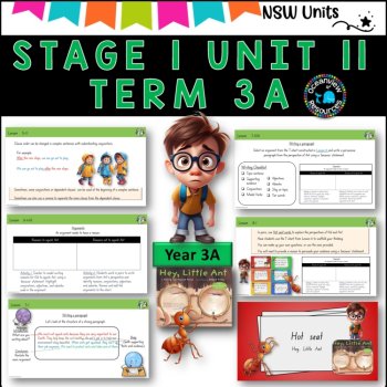 PERSUASION- English Stage 1 Unit 11- component B  (YEAR A) HELLO, LITTLE ANT, image 4