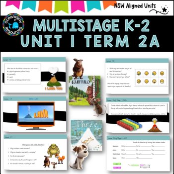 "THREE, THE GRUFFALO" NSW Multigrade K-2 Unit 9 Component B ENGLISH TERM 2A, image 2