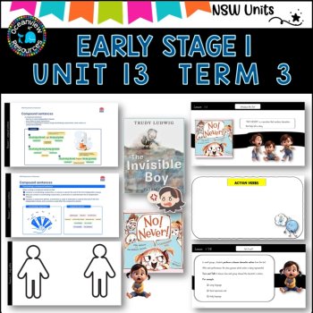 Updated 2025 NO!NEVER! INVISIBLE BOY Unit 13 ES1 Term 3, NSW DET  Component B, image 2