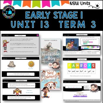 Updated 2025 NO!NEVER! INVISIBLE BOY Unit 13 ES1 Term 3, NSW DET  Component B, image 4