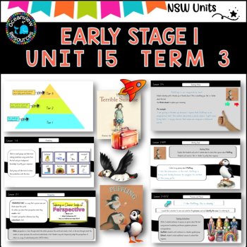 2025 Updated TERRIBLE SUITCASE,PUFFLING Unit 15, ES1 Term 3, NSW DET mentor text, image 3