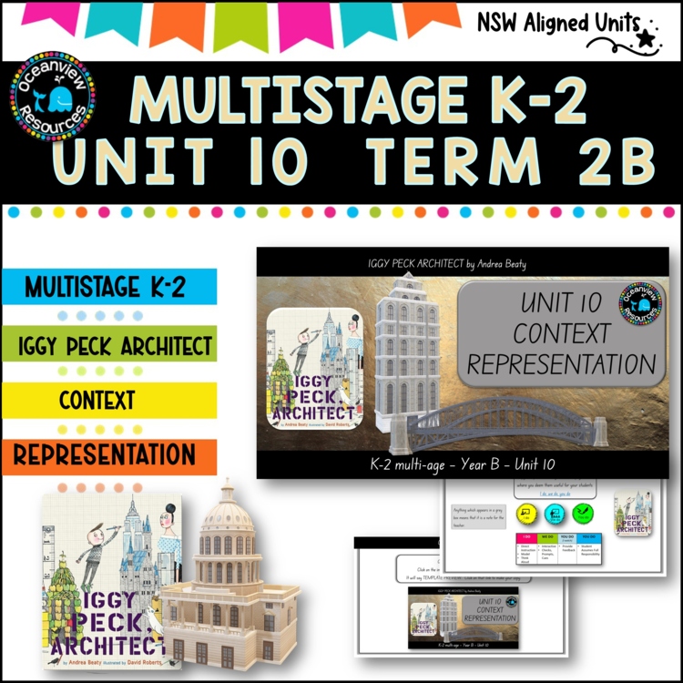 "IGGY PECK ARCHITECT" NSW Multi Stage K-2 Unit 10 component B ENGLISH TERM 2B