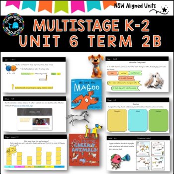 CHEEKY ANIMALS, MAGOO, NSW MultiStage K-2 Unit 6 component B ENGLISH TERM 2B, image 3