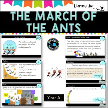 THE MARCH OF THE ANTS- English Stage 1  Unit 6- component B weeks 1-10 (YEAR A), image 2