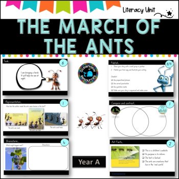 THE MARCH OF THE ANTS- English Stage 1  Unit 6- component B weeks 1-10 (YEAR A), image 3