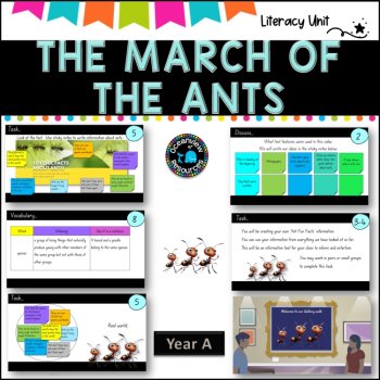 THE MARCH OF THE ANTS- English Stage 1  Unit 6- component B weeks 1-10 (YEAR A), image 4