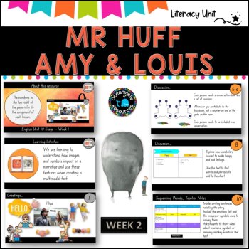 AMY AND LOUIS, MR HUFF- English Stage 1 Unit 10- component B  (YEAR A), image 2