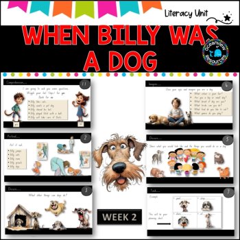 2022 version WHEN BILLY WAS A DOG-NSW ES1 Unit 8 -  WEEK 2 English-TERM 2, image 3