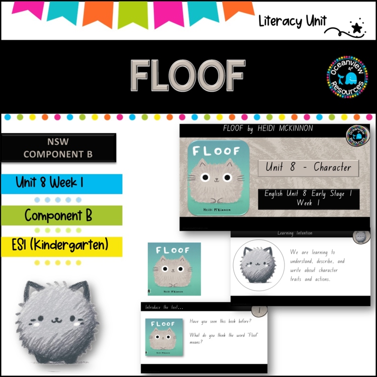 2022 Version 1 FLOOF-NSW ES1 Unit 8 - component B WEEK 1 English-TERM 2 (kinder)