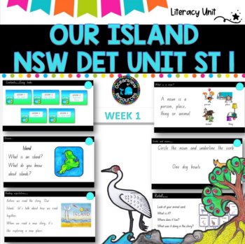 OUR ISLAND - English Stage 1  Unit- component B WEEK 1  Term 1 NSW- Book Study, image 2
