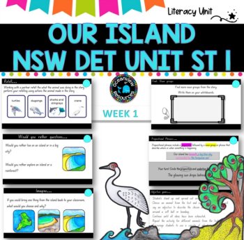 OUR ISLAND - English Stage 1  Unit- component B WEEK 1  Term 1 NSW- Book Study, image 3