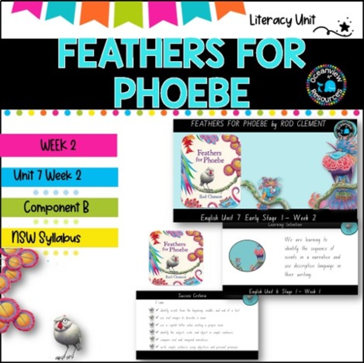 2022 FEATHERS FOR PHOEBE -NSW ES1 Unit 7 - component B WEEK 2 English- TERM 2