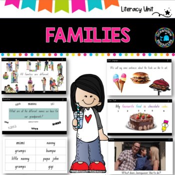 FAMILIES  book study, NSW DET syllabus, unit 1 Week 2, component B, image 2