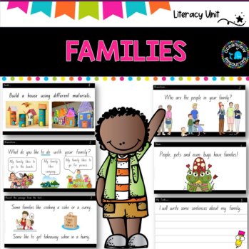 FAMILIES  book study, NSW DET syllabus, unit 1 Week 2, component B, image 3