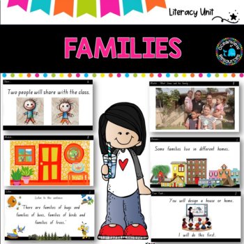 FAMILIES  book study, NSW DET syllabus, unit 1 Week 2, component B, image 4