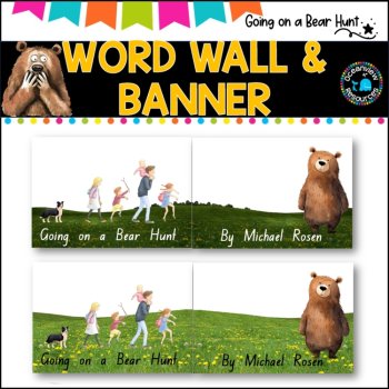 GOING ON A BEAR HUNT DISPLAY and Word Wall, image 2
