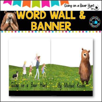 GOING ON A BEAR HUNT DISPLAY and Word Wall, image 3