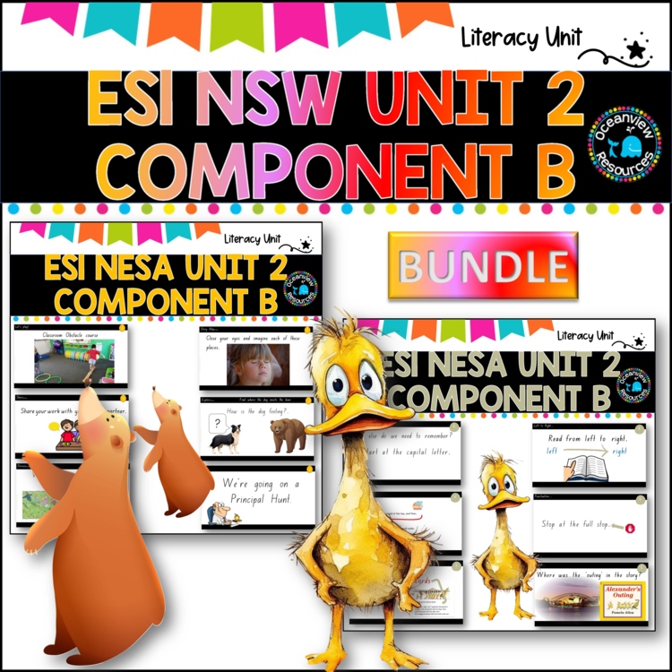NSW ES1 UNIT 2 BUNDLE-Going on a bear hunt, Alexanders Outing. Component B