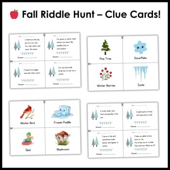Winter Nature Scavenger Hunt - Winter Nature Walk Exploration 3rd 4th 5th Grade, image 3